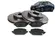 Kit Pastilhas Acdelco e Disco de Freio Dianteiro Original GM - Onix Plus / Novo Onix