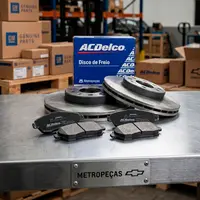 Kit Pastilha e Disco de Freio Ventilado Acdelco - Montana 2004 a 2021