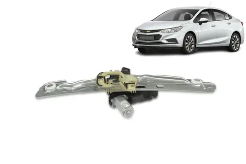 Maquina De Vidro Traseira Direita - Novo Cruze 2018 A 2023