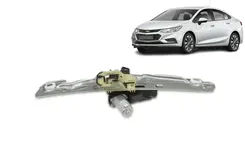 Maquina De Vidro Traseira Direita - Novo Cruze 2018 A 2023