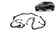 Chicote Parachoque Traseiro - Nova Tracker 2021 A 2025 (Sensores)