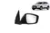 Espelho Retrovisor Direito - Tracker 2021 a 2025 ( Com Seta e Sensor de Ponto Cego )