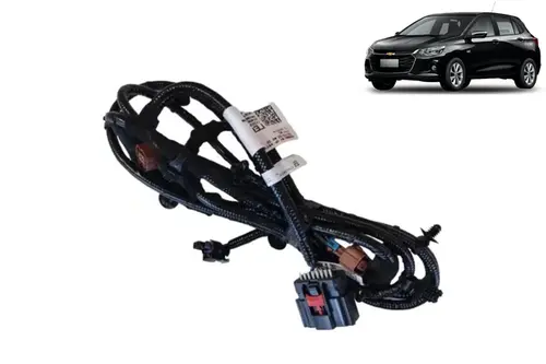 Chicote Farol De Neblina E Sensor De Objetos Dianteiro - Novo Onix / Onix Plus