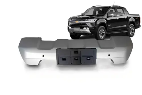 Moldura Inferior Do Para-choque Dianteiro - Nova S10 Cab Dupla 2025 A 2026 ( Cinza )
