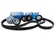 Kit Correia do Alternador, Tensionador e Polias - Trailblazer 2.8 Diesel 2013 A 2016