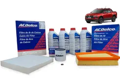 Kit Troca De Óleo E Filtros - Montana 1.2 Turbo 3Cc 2023 A 2025 ( Filtro de Óleo, de Ar do Motor e do Ar Condicionado )